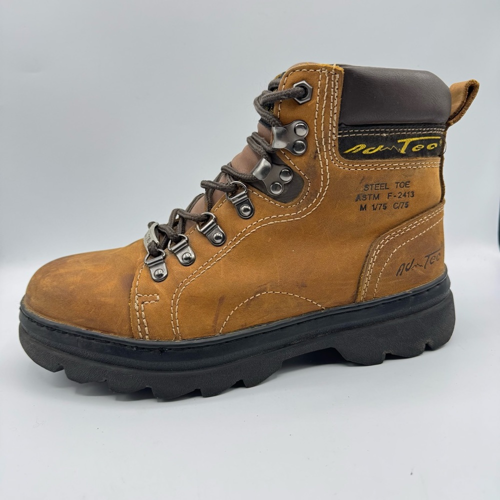 Brown Steel Toe Work Boots